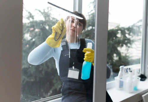 Nettoyage de vitres intérieures et extérieures à Montrouveau